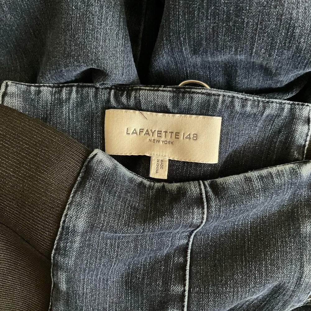 Lafayette 148 Maternity Skinny Jeans Size‎ Small Blue Denim